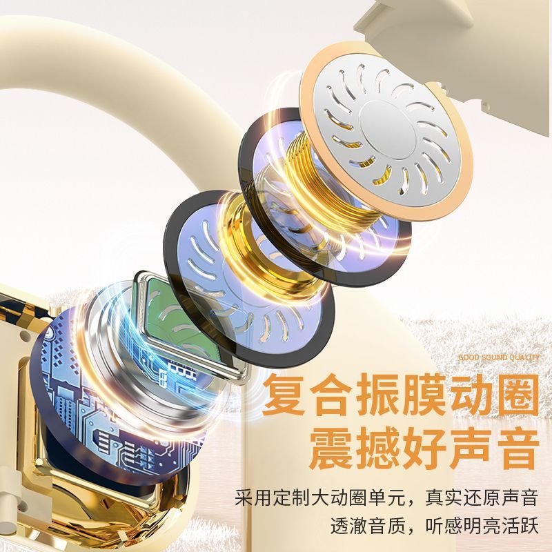 2025款无线蓝牙耳机持久续航高音质运动耳机真不入耳 舒适佩戴|undefined