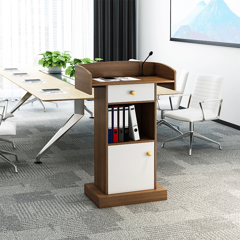 演讲台发言台简约现代迎宾台接待台导购台咨客台主持台司仪台讲桌