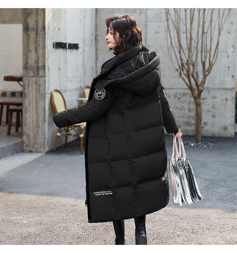 Women's Long Warm Winter Coat High-end Korean Style Casual Jacket_voghion.com