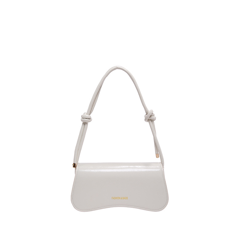 2024 invierno nuevo estilo popular bolso de axila de color sólido moda femenina temperamento simple bolso de hombro bolso pequeño bolso de hombro