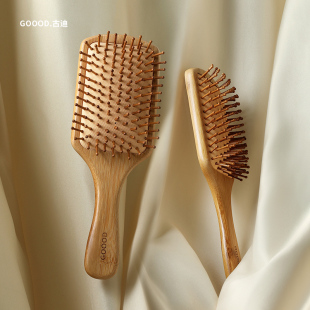 Cross-Border Retro Wooden Comb Head Meridian Air Cushion Comb Massage Large Comb Anti-Static Hair Loss Special Air Bag Wooden Comb