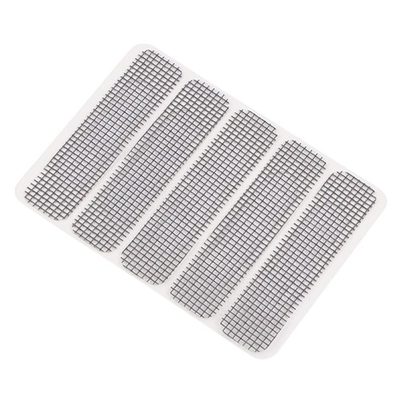 Puerta y ventana agujero de drenaje pegatinas a prueba de mosquitos ventana gasa agujero reparación subsidio autoadhesivo Villa Hotel pantalla ventana agujero de agua pegatinas a prueba de mosquitos