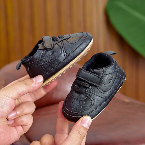 Spring and Autumn Leisure Baby Learning to Walk Shoes Soft Sole Anti-Slip Sports 0-1 Year Non-Slip Baby Shoes Babyshoes