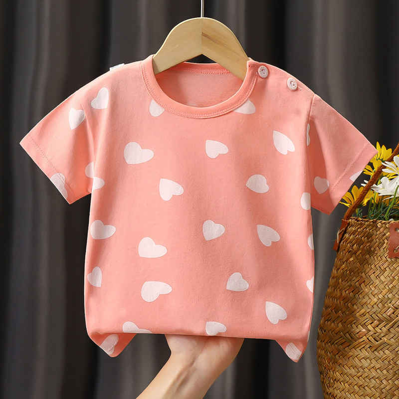 子供用半袖Tシャツ 純綿A級 夏の新作 男の子 赤ちゃん 女の子 綿100％服 韓国風子供服|undefined