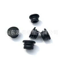 澳泰橡塑销售 13mm橡胶塞 黑色橡胶孔塞堵头  传感线堵头密封塞子