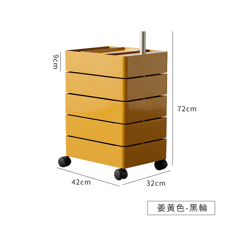 回転収納キャビネット移動可能ベッドサイドキャビネットinsサイドキャビネットシンプル北欧ロッカーネット赤化粧品収納キャビネット