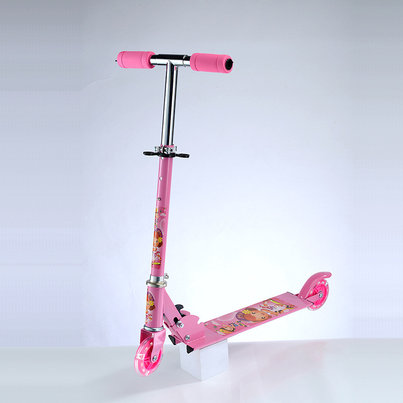 Factory Export Two-Wheel All-Iron Kidsren's Scooter 1-3-6 Years Old Baby Kidsren's Toy Scooter Two-Wheel Skateboard