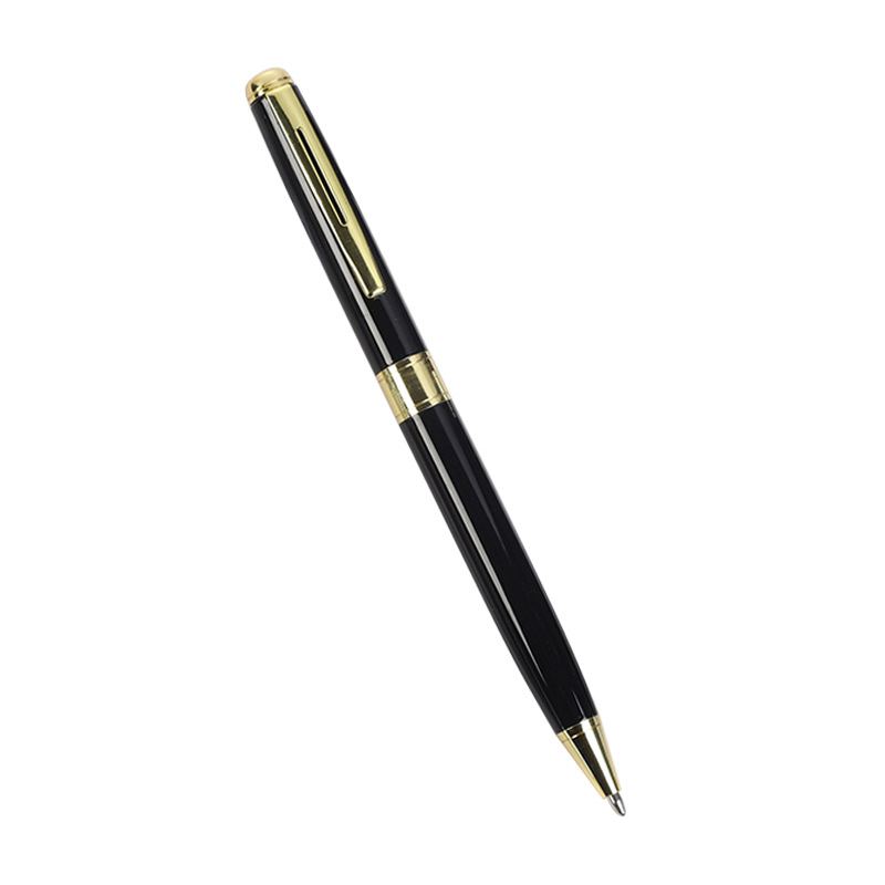 Comercio exterior de alta calidad de metal pluma de la firma de negocios bolígrafo Conferencia regalo publicidad pluma aceite pluma letras logotipo