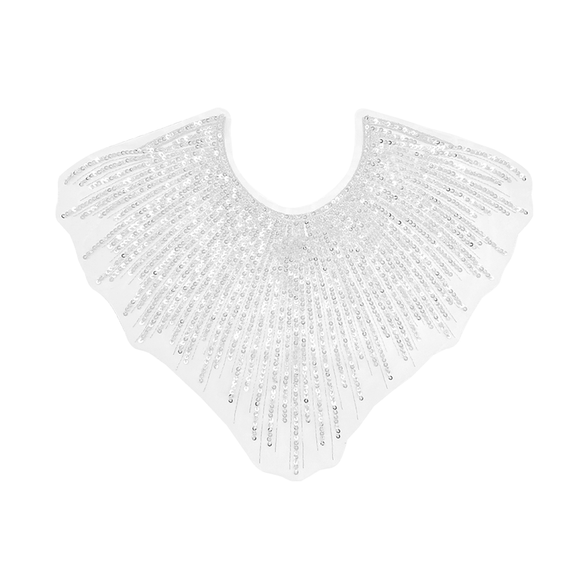 Cuello de perlas transfronterizas vestido de boda vestido de baile exagerado vestido de alta calidad de otoño piezas delanteras accesorios de cuello de poliéster en stock