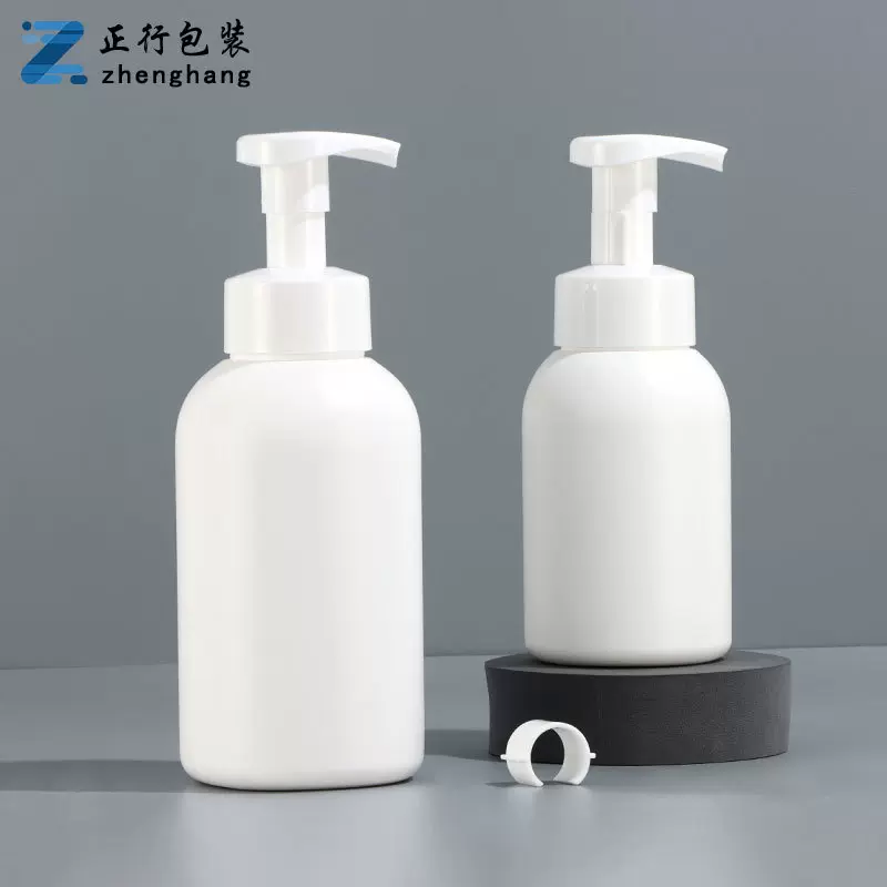 300毫升白色塑料PE泡沫瓶500ml按压起泡洗手液洗面奶瓶子慕斯瓶