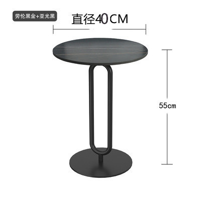 직경 40cm [로렌 블랙 골드 + 블랙 프레임]