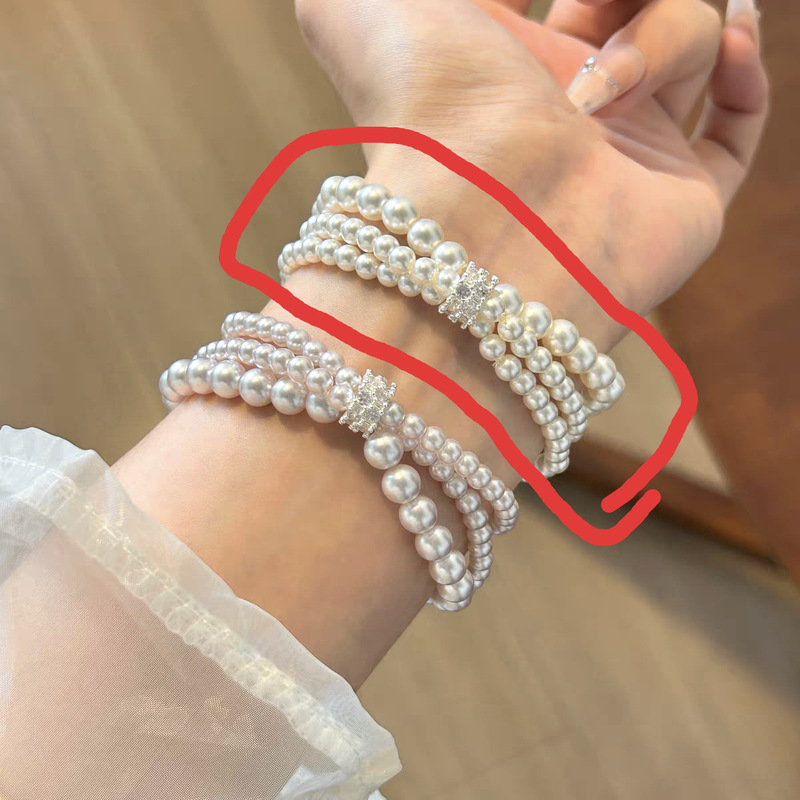 高级感施家曼塔玫瑰珍珠手链女小众设计轻奢手串时尚百搭精致手饰|undefined