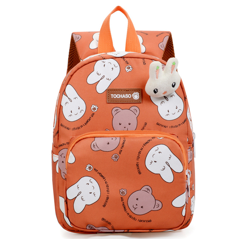 Cute conejo mochila de niñas preescolar mochila de escolares nueva mochila de niños de dibujos animados