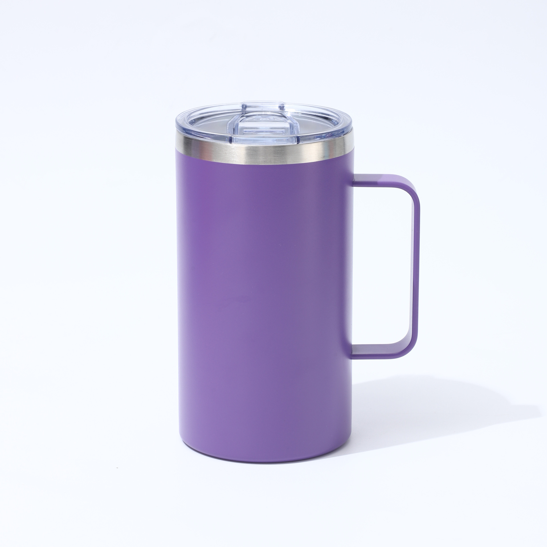 Transfronterizo al por mayor 12oz con mango taza de café 304 taza de aislamiento de acero inoxidable taza de oficina taza portátil taza