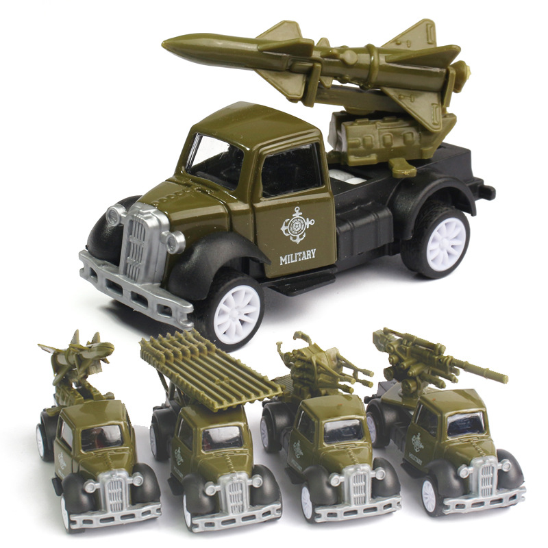 仿真合金军事回力车 儿童玩具摆件礼物小汽车模型工厂生产跨境热