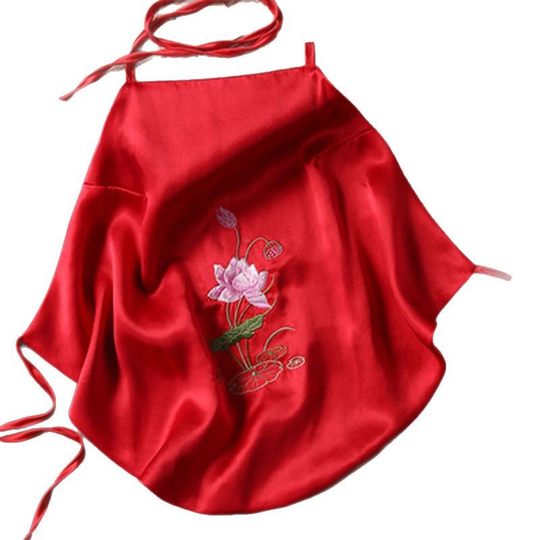 Mulberry Silk Bellyband Sun Back Belly Protection Comfortable New Chinese Silk Antique Pajamas Adult Palace Underwear for Women