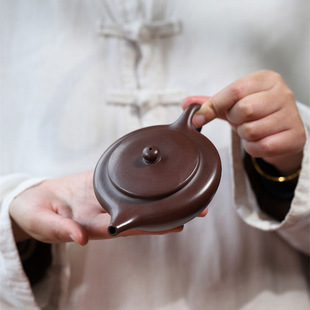 Yixing Purple Clay Teapot Original Mineral Purple Clay Handmade Purple Clay Gift Teapot Tea Set Wholesale Live Delivery Without