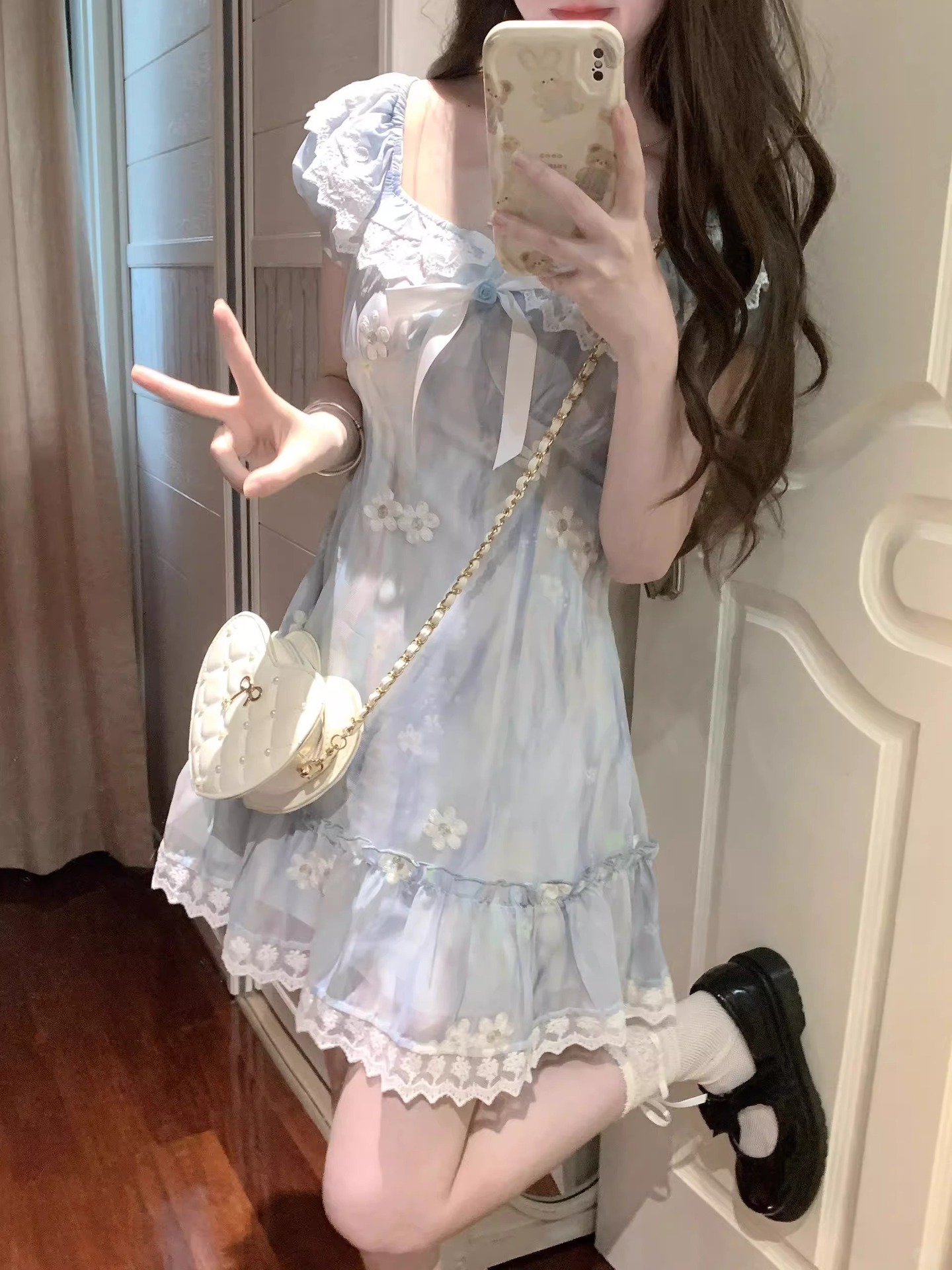 Lace summer skirt