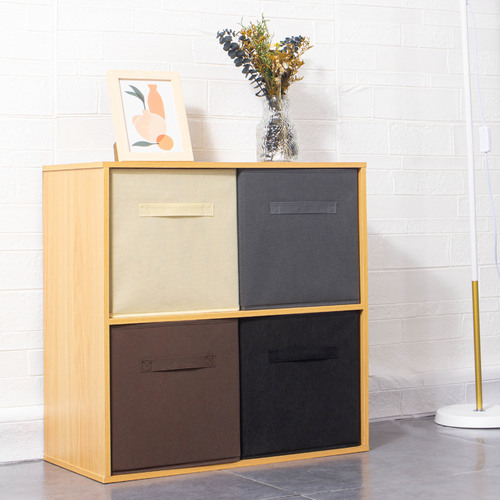 Uncovered solid color folding storage box, toy storage box, household storage box, clothes organizing box, miscellaneous box