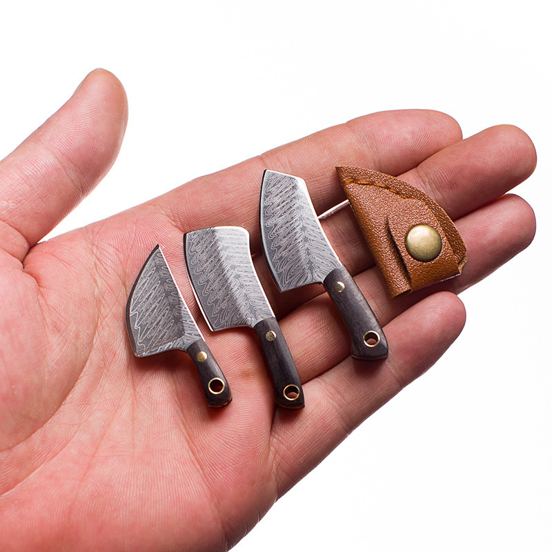 多功能小菜刀便携水果刀迷你小刀钥匙挂饰礼品刀具收藏拆快递工具