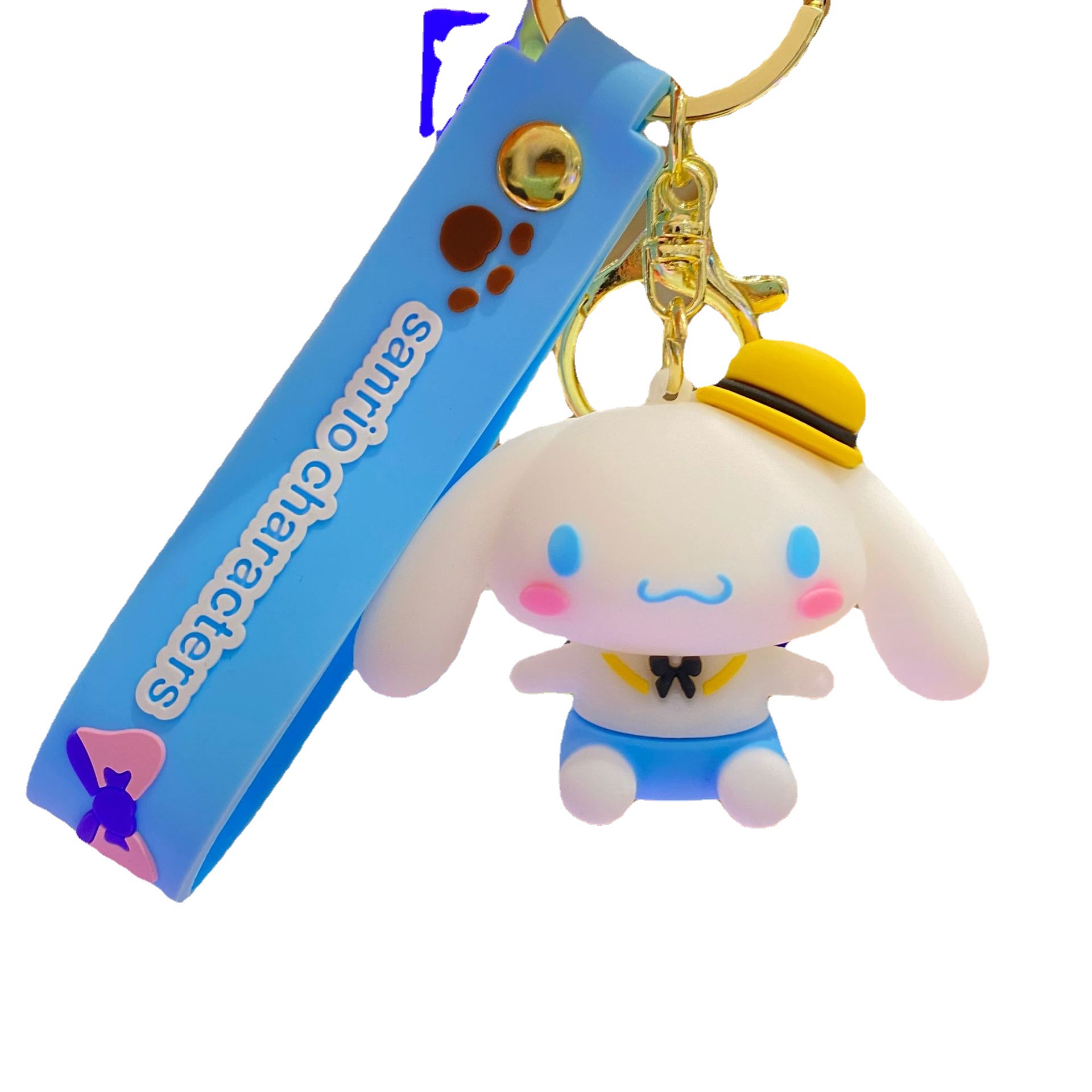 Nuevo Sanrio coolomi llavero niñas mochila colgante sentado belleza muñeca colgante llavero