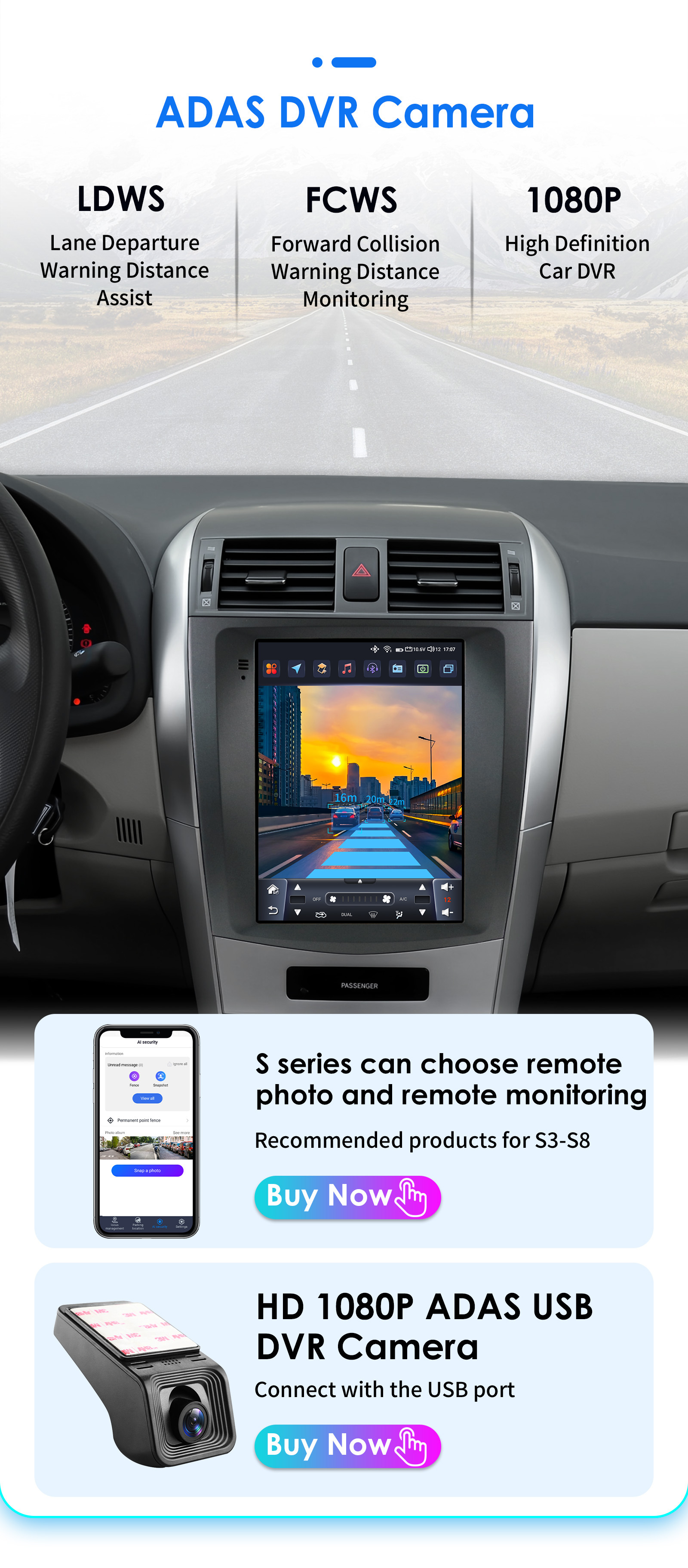 Suitable for 06-13 Toyota Corolla Toyota Corolla Large-Screen Central Control All-In-One Car Navigation