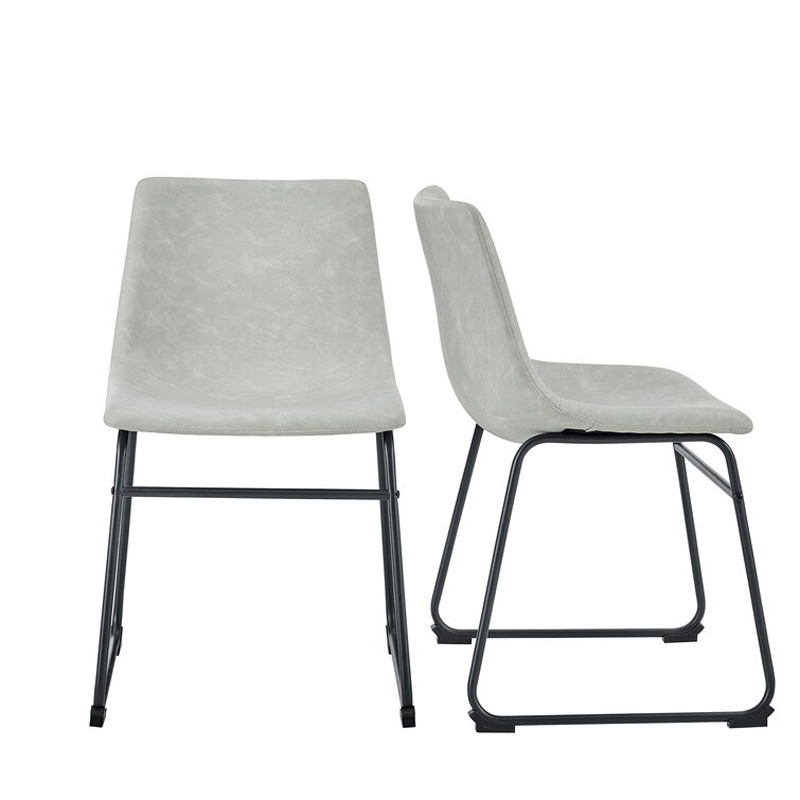 Silla de comedor de exportación de lujo ligero silla de comedor sentimental de alto nivel silla de comedor acolchada
