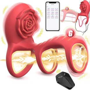 Rose Ring Locking Sperm Ring Men's Anti-Ejaculation Long-Lasting Adult Sex Products Penis Condom Delay Trainer Adult Products
