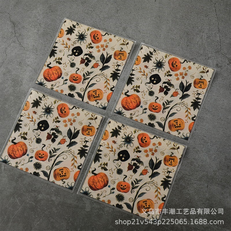 跨境万圣节糖果袋节日礼品自粘袋烘焙食品防潮包装袋DIY自封袋子|undefined