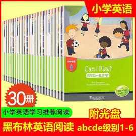 黑布林英语阅读小学a/b/c/d级123456全套30册大海浪/海滩丛林大火