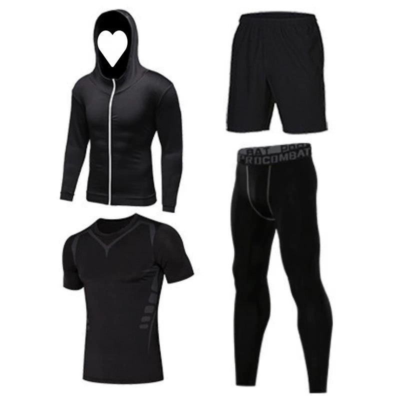 Мужской спортивный костюм для бега, весенне-осенний утренний беговой костюм, тренажерное оборудование, одежда для фитнеса, мужские баскетбольные колготки