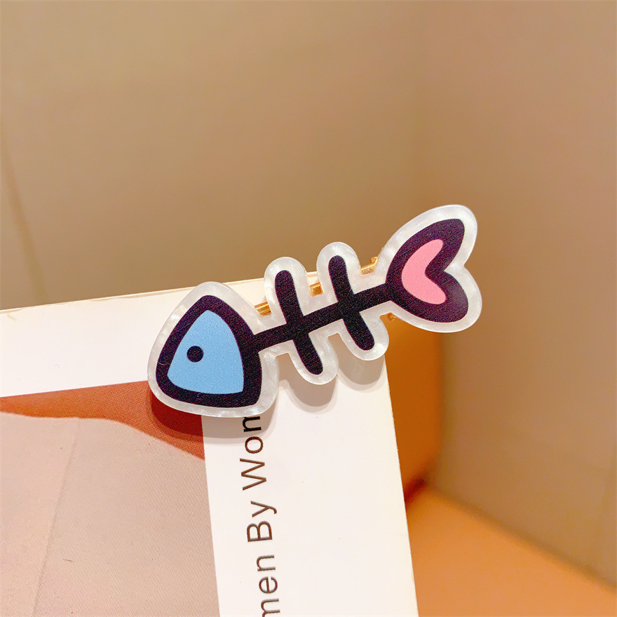 小鱼干发夹儿童夹子韩国侧边鸭嘴夹刘海夹卡碎发夹子边夹网红新款