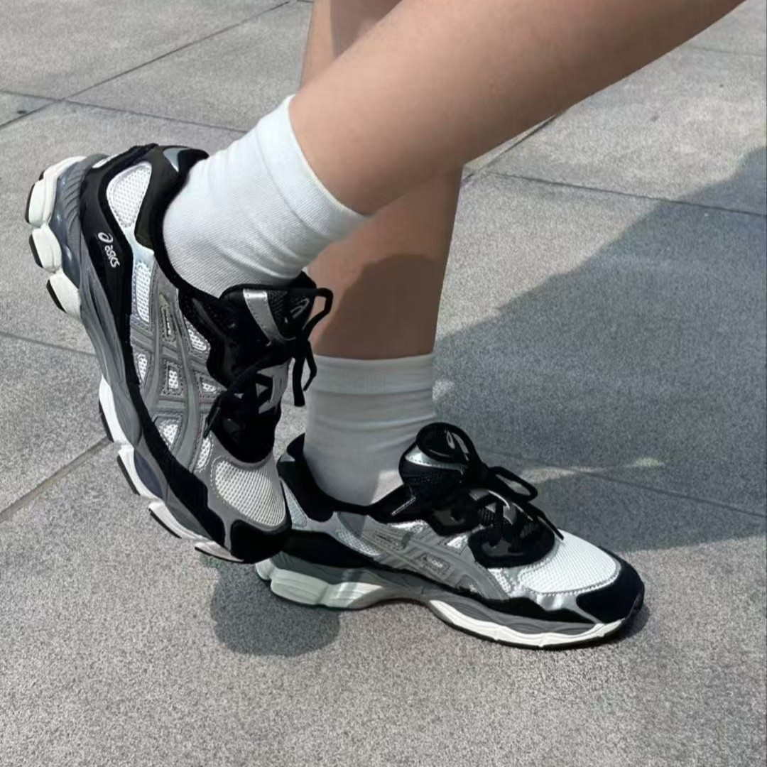 Zapatos Pitian GEL-NYC nuevo retro amortiguador ventilador anti-deslizante zapatos deportivos para hombres y mujeres