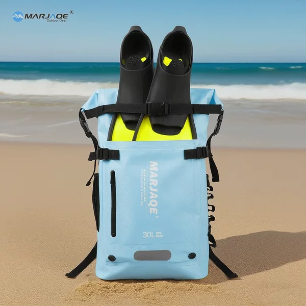 Cross-Border Waterproof Storage Backpack Free Diving Swimming Waterproof Backpack Outdoor Storage Fin Bag