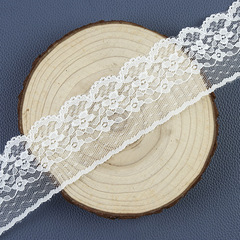 Stretchless lace edge, hollow lace edge, single-sided wave lace edge, lace trimming for wedding dresses, evening gowns, and lingerie