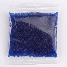 蓝色25g5000粒袋装7-8mmORBEEZ吸水珠弹泡大珠水宝宝凝胶球水晶弹