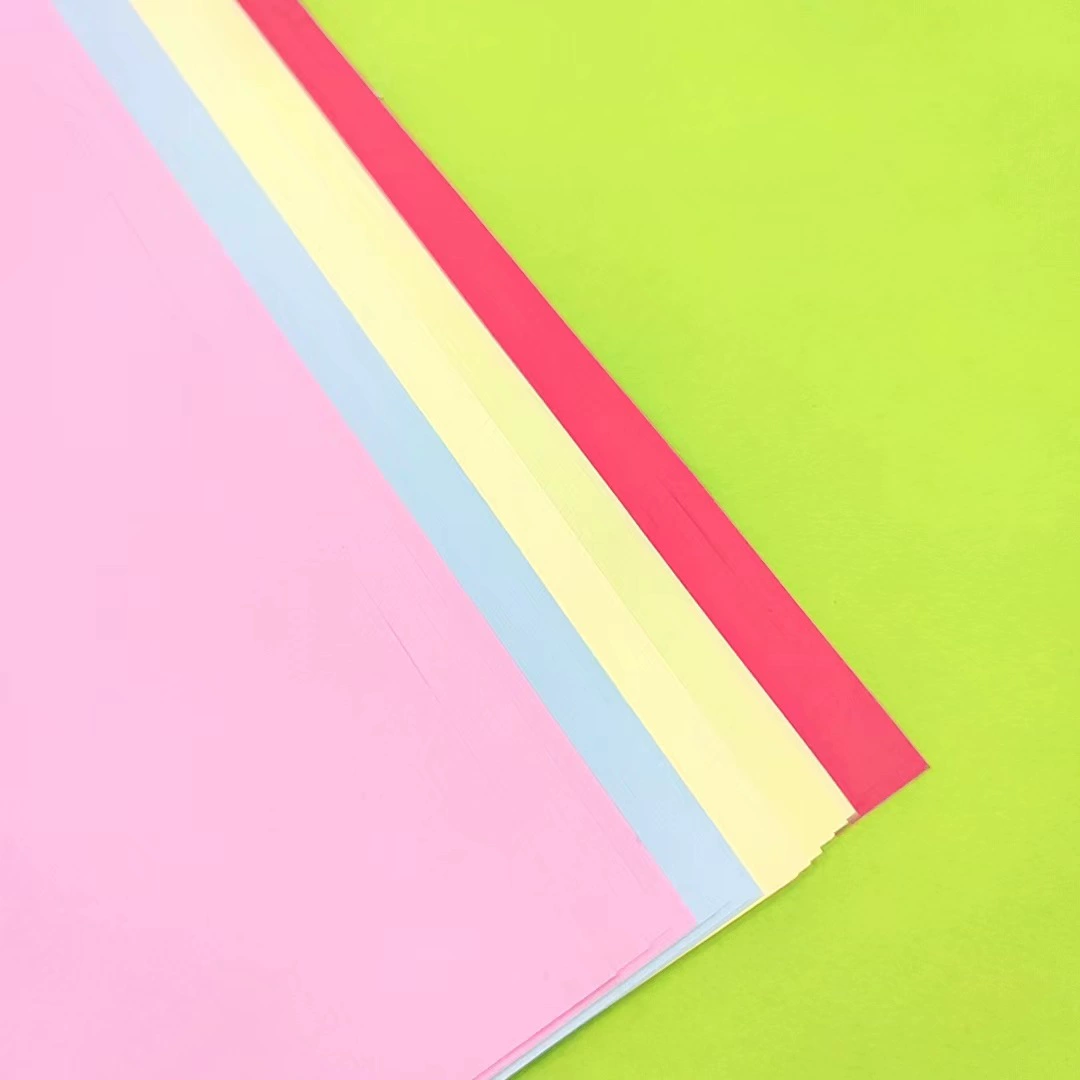 Origami, material for elementary school students, rectangular stationery for kindergarten, handmade, A4, 5 colors