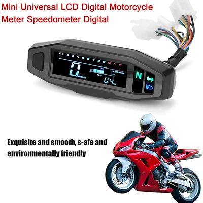 Motosiklet cihazları Va High-Definition Lcd Speedometer, Rpm