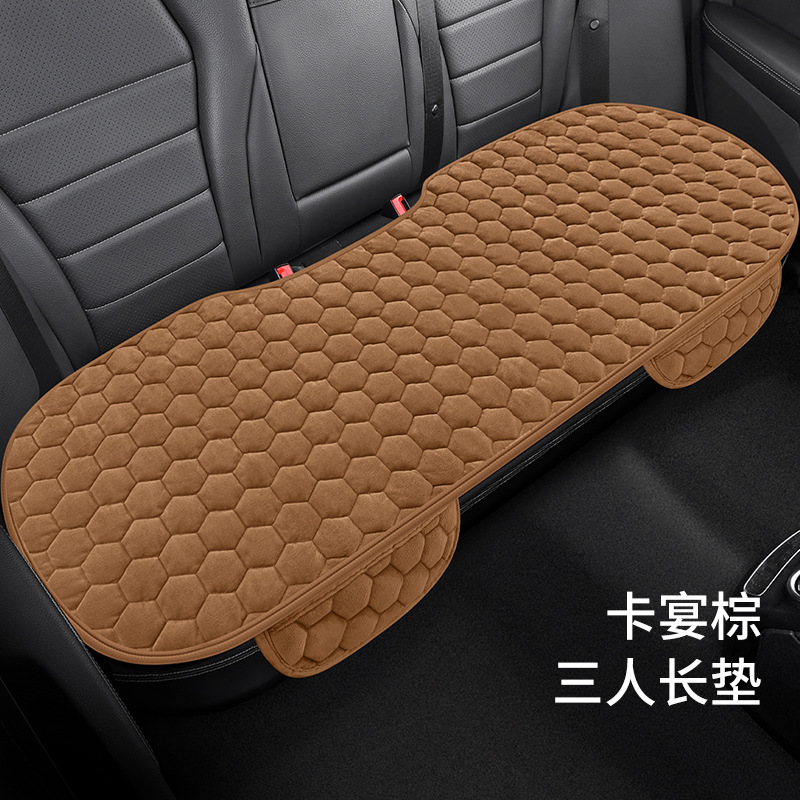 3 개의 좌석 뒤에 하나-카이엔 다크 브라운