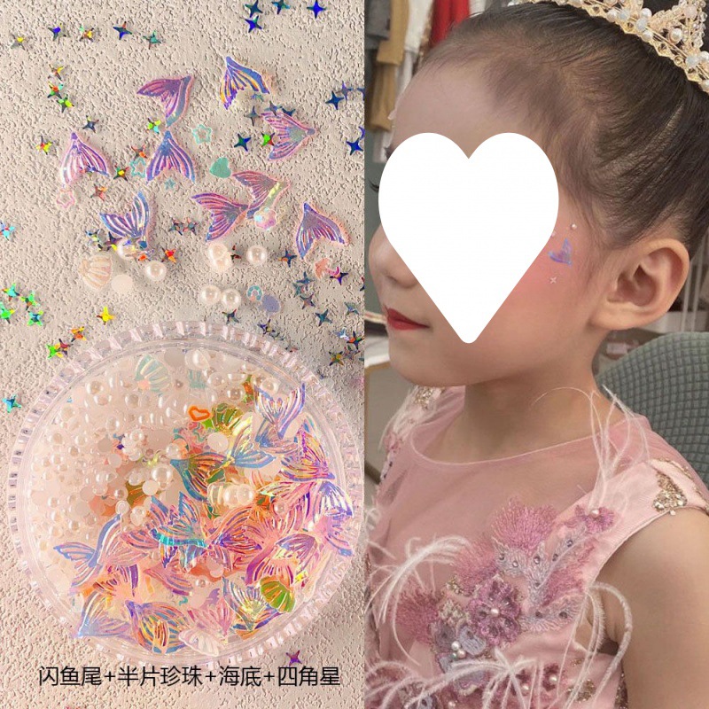 Stage singing makeup—