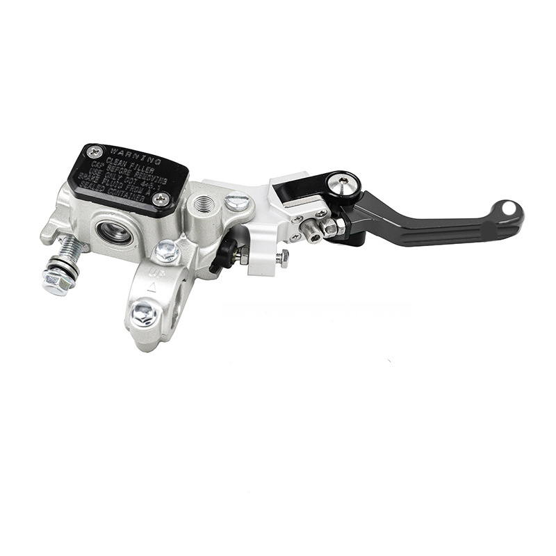 Off-Road Motorcycle Accessories Ktm Silver-White Front Disc Brake Pump with Folding Handle Hydraulic Brake Pump