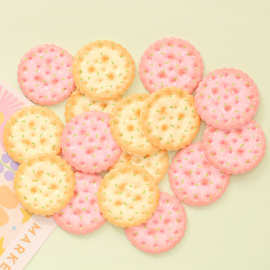 仿真食玩圆葱花饼干 diy手工奶油胶发夹头绳微缩玩具树脂饰品配件