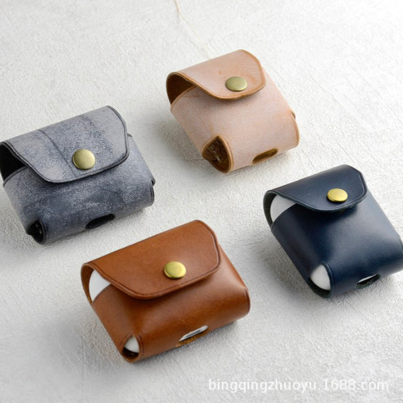 创意蓝牙耳机收纳包户外便携防丢无线耳机收纳包现代简约耳机皮套