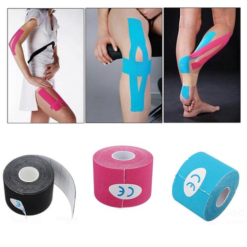 Sports Performance Muscle Support Tape Full Cotton Waterproof 5cm Muscle Tape/Intramuscular Effect Kinesiology Tape