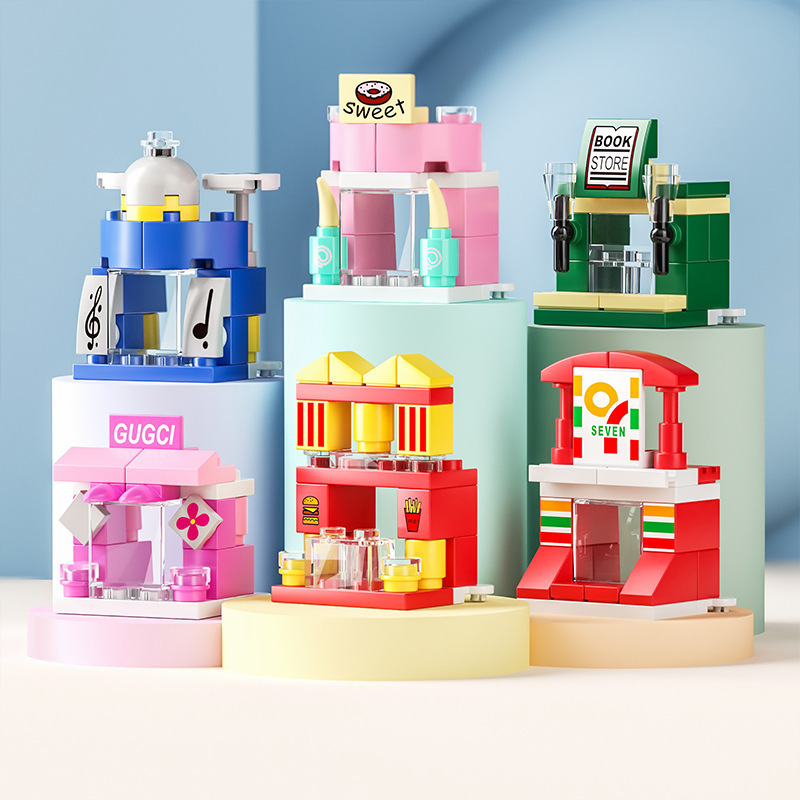 Compatible with Lego Bag Street View Military Excavator Fire Truck Special Police Car Assembled Block Toy Boy Girl Gift Compatible with Lego Bag Street View Military Excavator Fire Truck Special Police Car Assembled Block Toy Boy Girl Gift