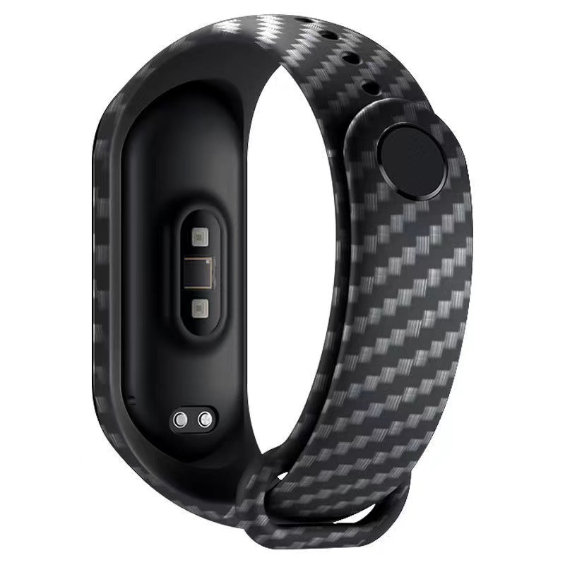 Suitable for Xiaomi Mi Band 5/6/7/8/9 strap carbon fiber pattern 3/4…