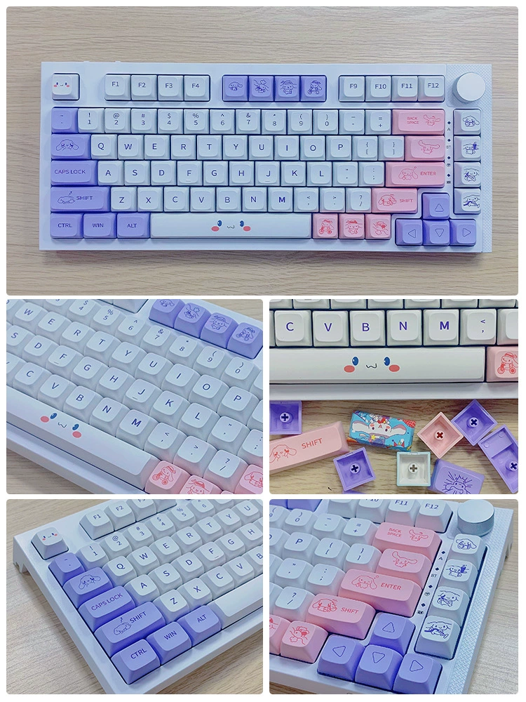 密探 Yugou dog keycap процесс нагрева материала PBT XDA ретро индивидуальный полный набор keycaps