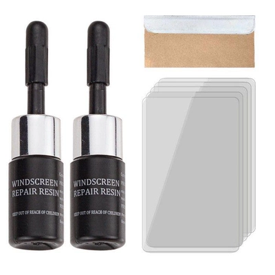 Car Glass Crack Liquid Auto glass repair liquid - 2-bottles-tools