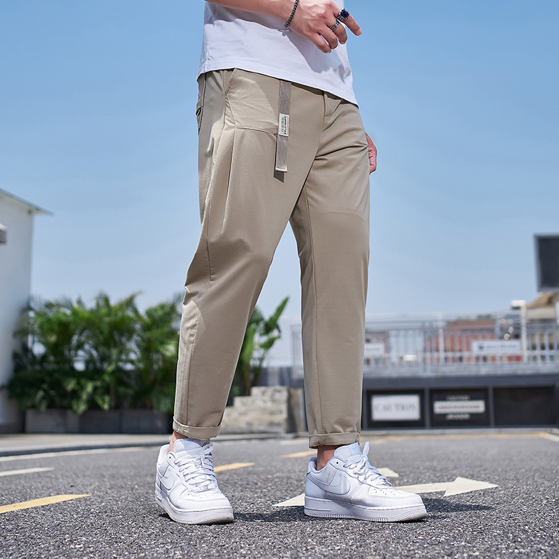 Belt, summer solid thin trousers, simple and elegant design, “Frozen”