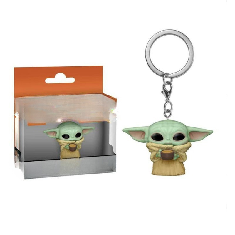 Star Wars Perimeter Mandalorian Boba Keychain Stormtrooper Vader Hecho a mano Keychain Colgar